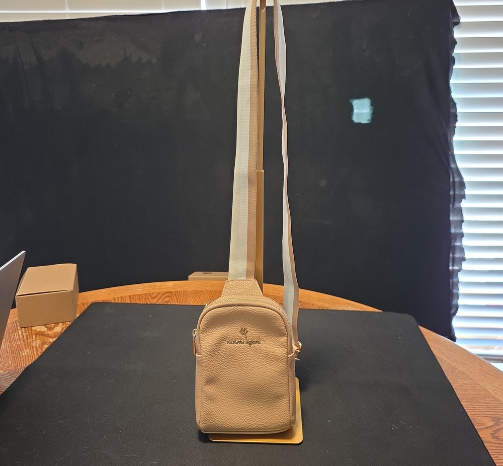 Nanette Lepore Beige Mini Crossbody Bag